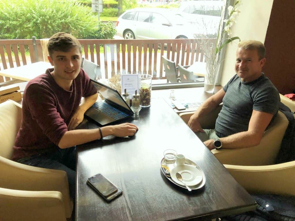 Schůzka s jednatelem firmy Vamot